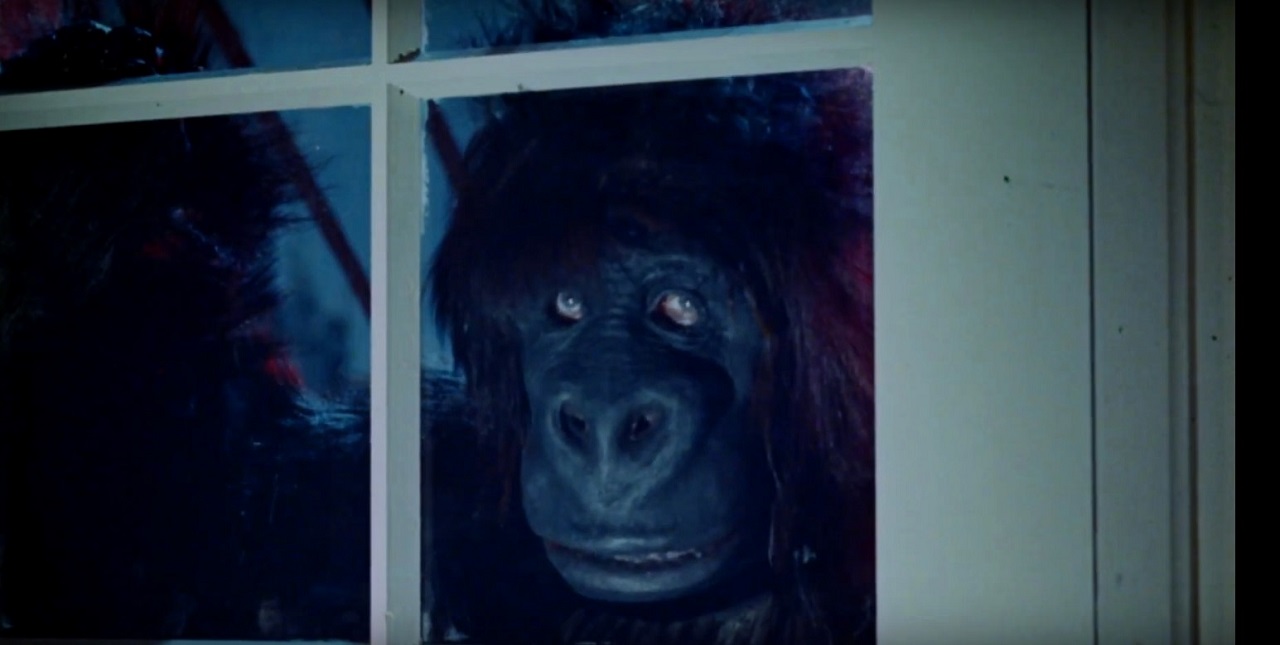 The gorilla lurks in The Gorilla of Soho (1968)