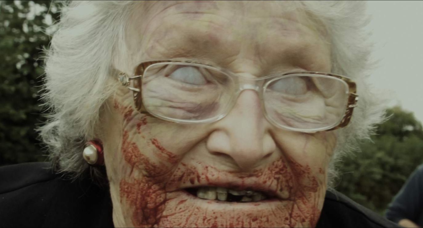 Zombified granny (Abigail Hamilton) in Granny of the Dead (2017)