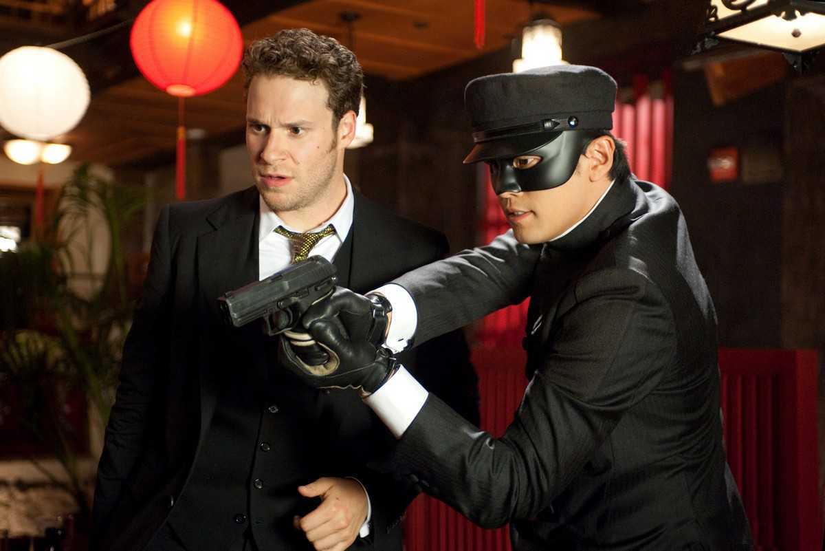 (l to r) Britt Reid (Seth Rogen) and Kato (Jay Chou) in The Green Hornet (2011)