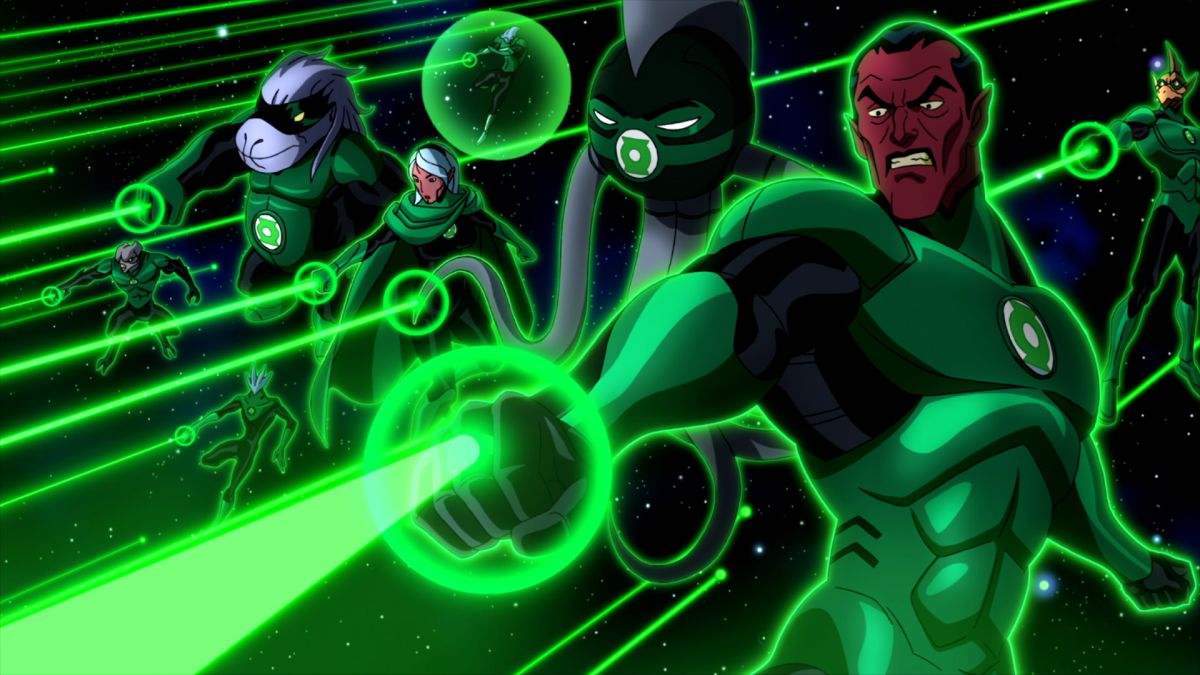 The Green Lantern Corps in Green Lantern Emerald Knights (2011)