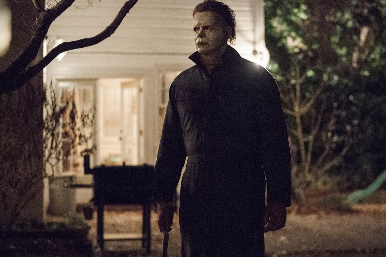 Michael Myers (Nick Castle and James Jude Courtney) back once again in Halloween (2018)