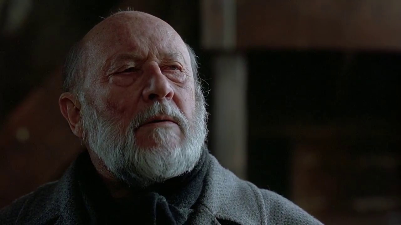 Donald Pleasance in his final appearance as Dr Loomis in Halloween: The Curse of Michael Myers (1995)