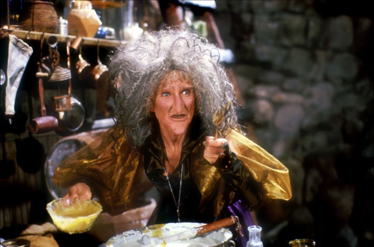 Cloris Leachman as Griselda the witch in Hansel and Gretel (1987)