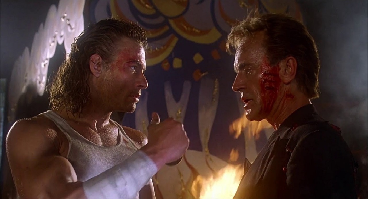 Jean-Claude Van Damme, Lance Henriksen in Hard Target (1993)