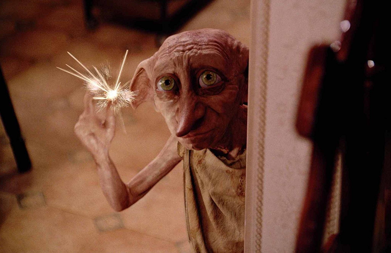 Dobby the house elf in Harry Potter and the Chamber of Secrets (2002)