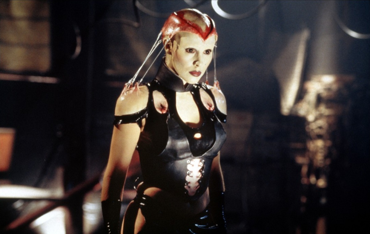 The female Cenobite Angelique (Valentina Vargas) in Hellraiser: Bloodline (1996)