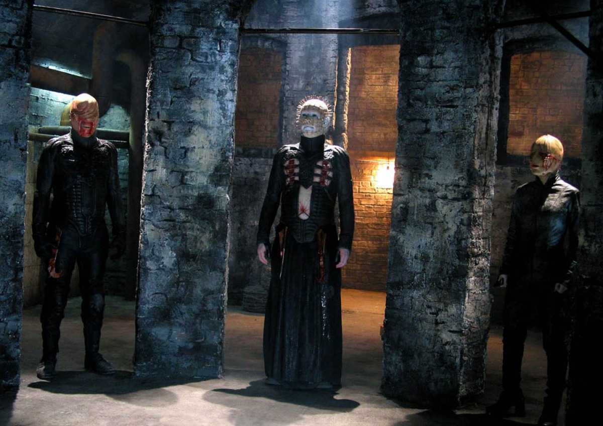 Return of Pinhead (Doug Bradley) and the Cenobites in Hellraiser Deader (2005)