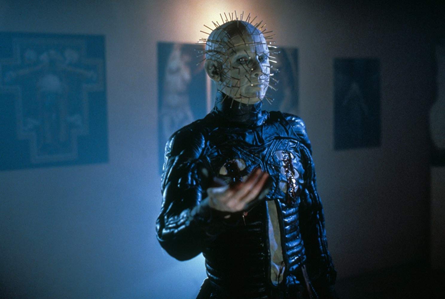 Doug Bradley back again as Pinhead in Hellraiser III: Hell on Earth (1992)