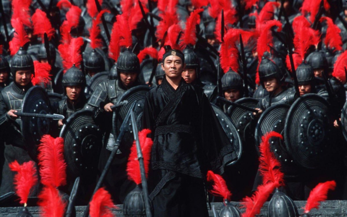 Jet Li as Nameless in Hero (2003)