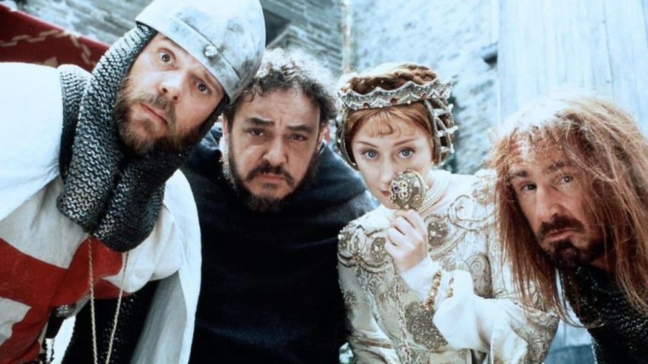 Rick Overton, John Rhys-Davies, Catherine Punch and Patrick Brymer in The High Crusade (1994)