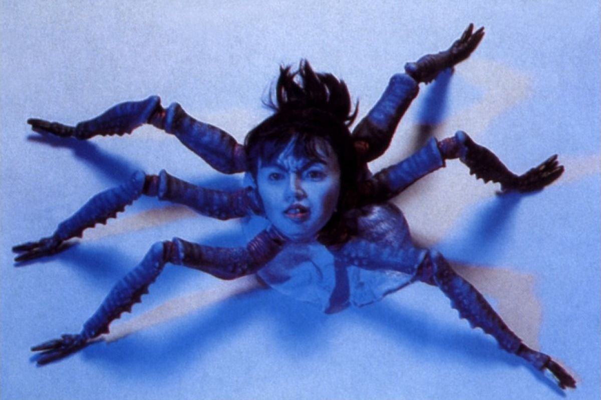 The spider head woman in Hiruko the Goblin (1990)