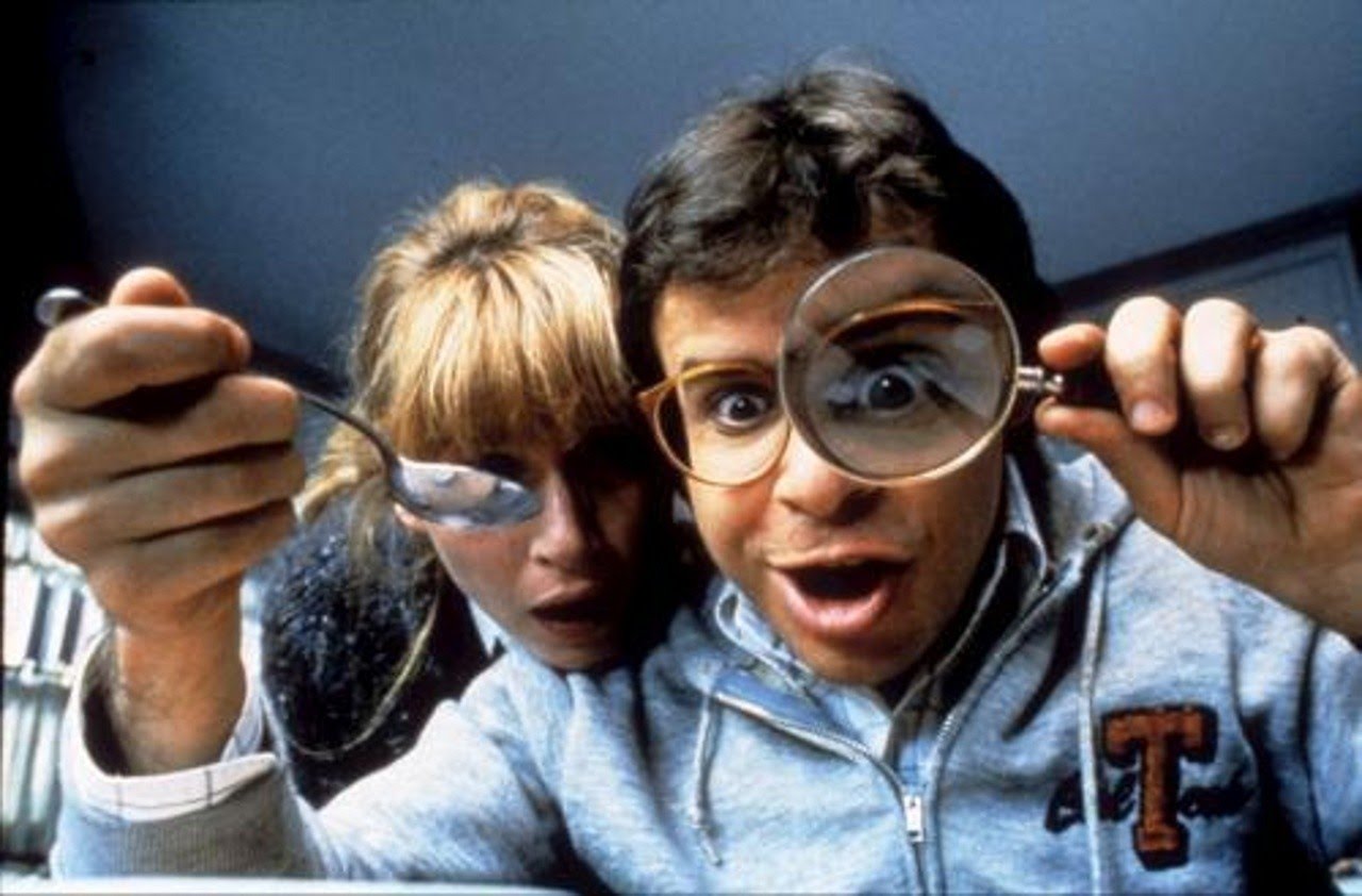 Marcia Strassman and Rick Moranis in Honey, I Shrunk the Kids (1989)