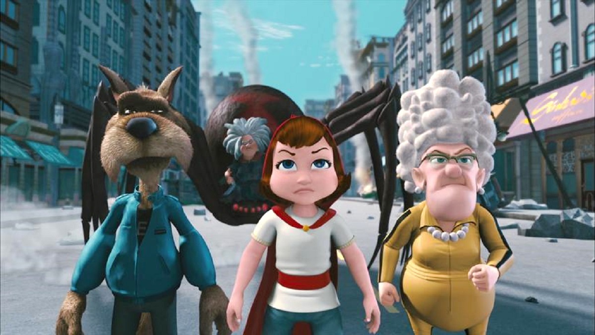 The Wolf, Red Riding Hood and Granny in Hoodwinked Too! Hood vs Evil (2011)