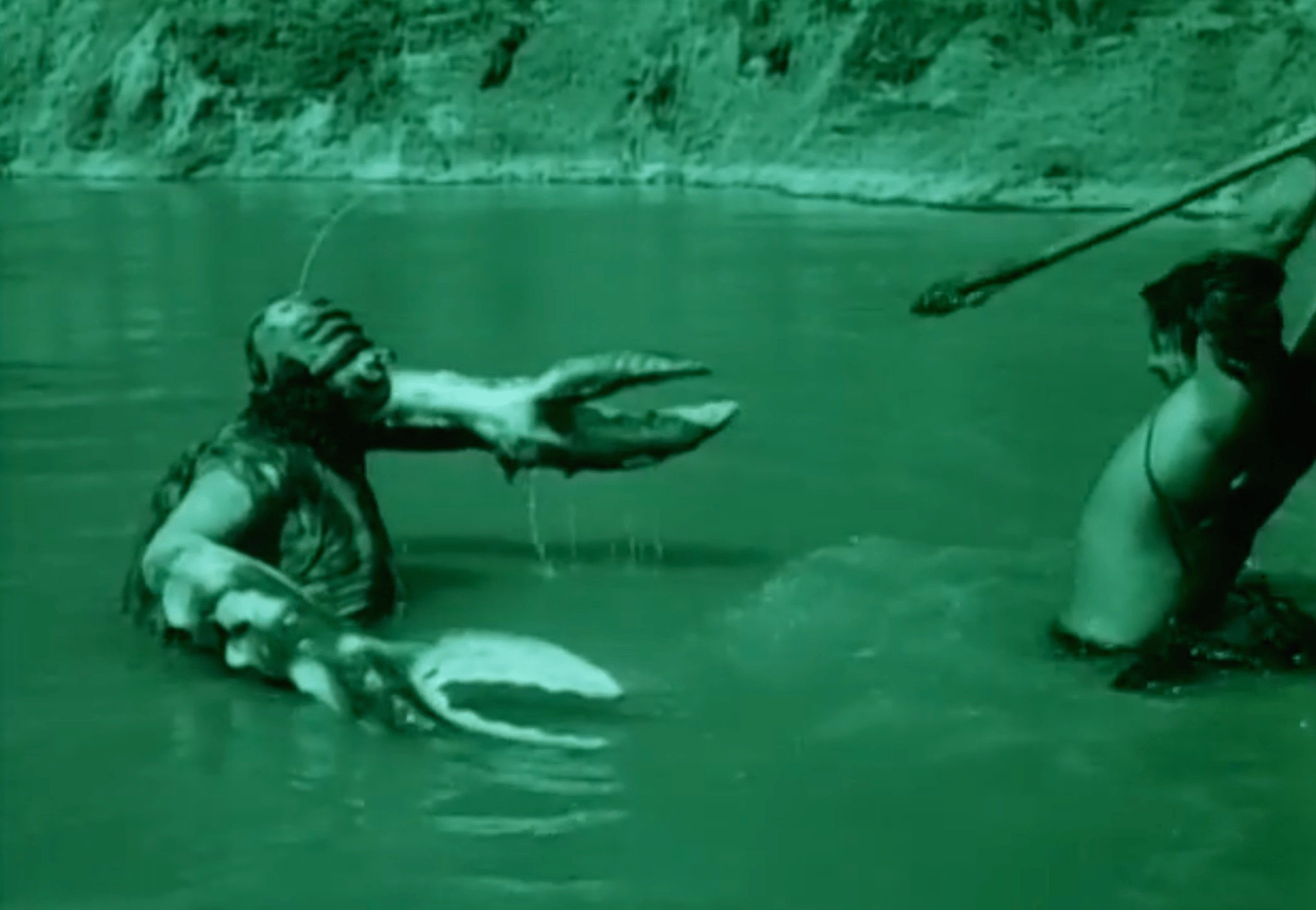 The crab men attack in Horror of the Blood Monsters (1970)