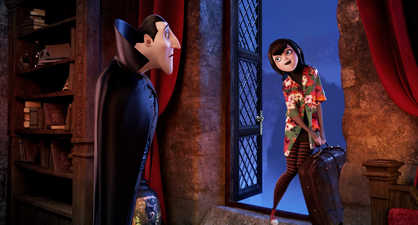 Dracula and daughter Mavis in Hotel Transylvania (2012)