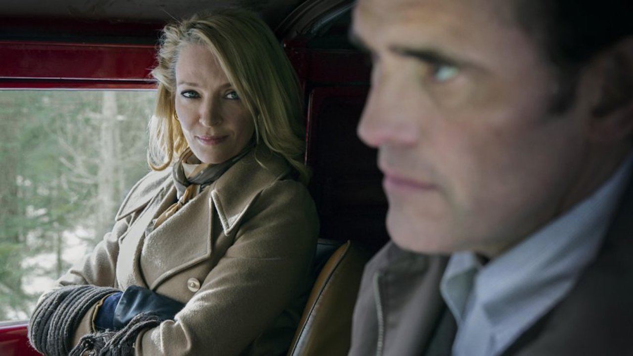 Matt Dillon offers Uma Thurman a ride in The House That Jack Built (2018)