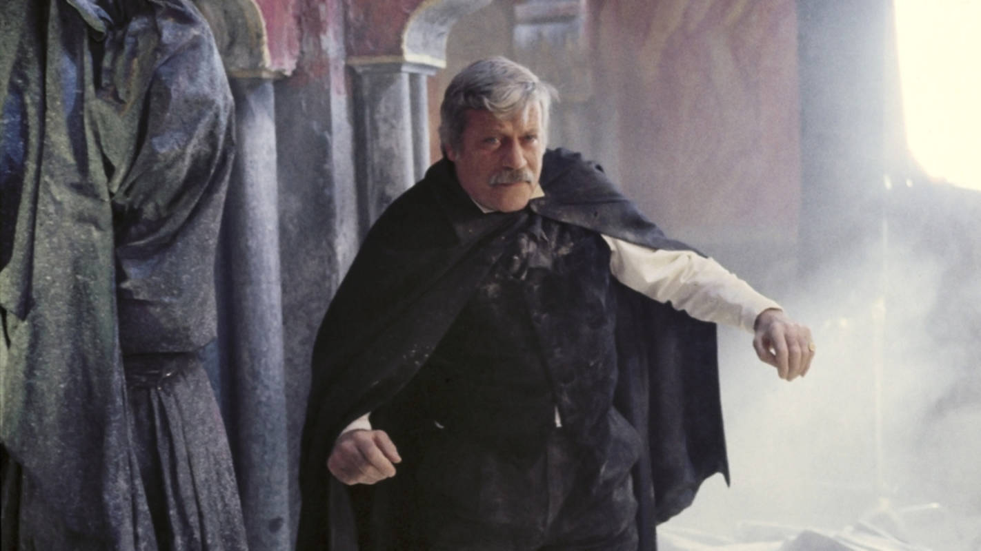 Oliver Reed as Roderick Usher in The House of Usher (1989)