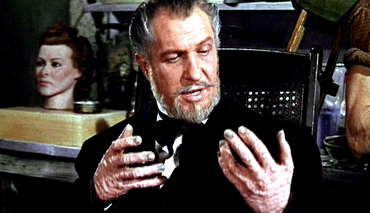 Vincent Price as mad waxworks curator Henry Jarrod in House of Wax (1953)