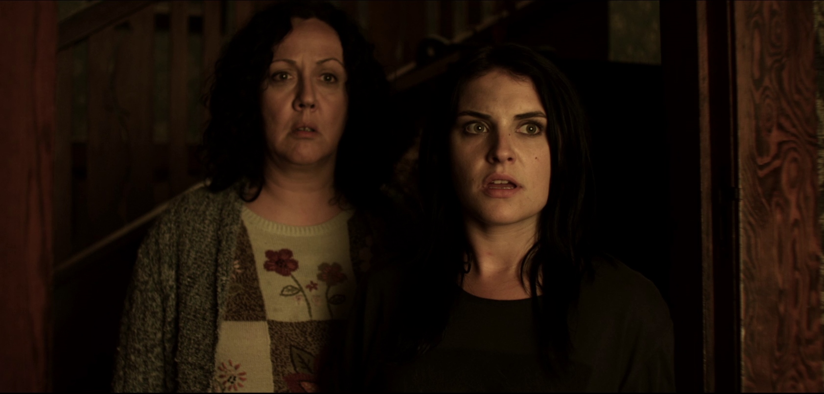 Rima Te Wiata and Morgana O’Reilly in Housebound (2014)