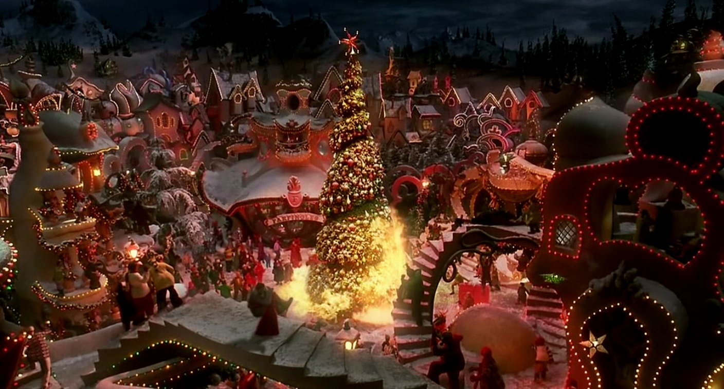 Whoville in How the Grinch Stole Christmas (2000)