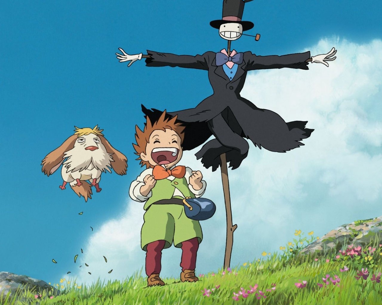 Hin, markl and Turnip in Howl's Moving Castle (2004)