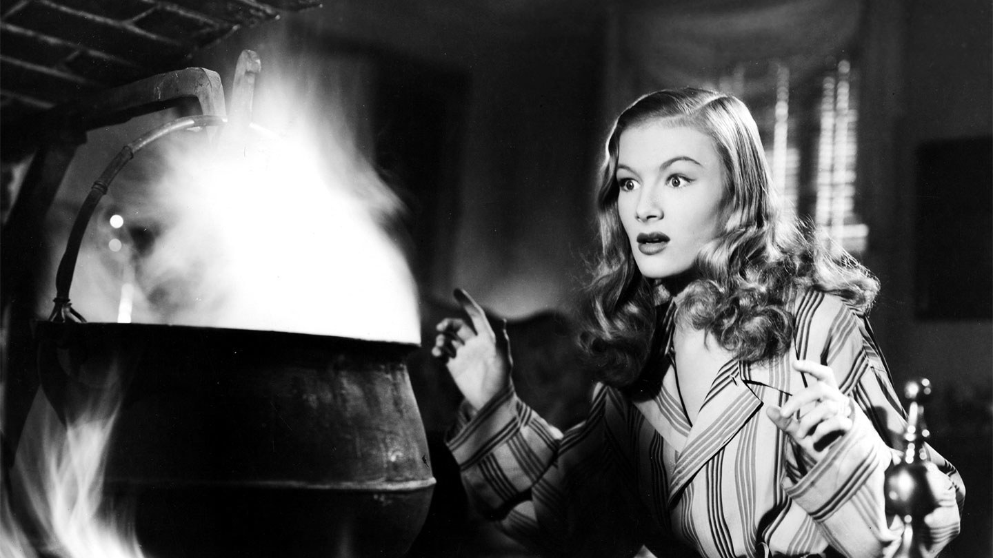 Veronica Lake as the witch Jennifer in I Married a Witch (1942)