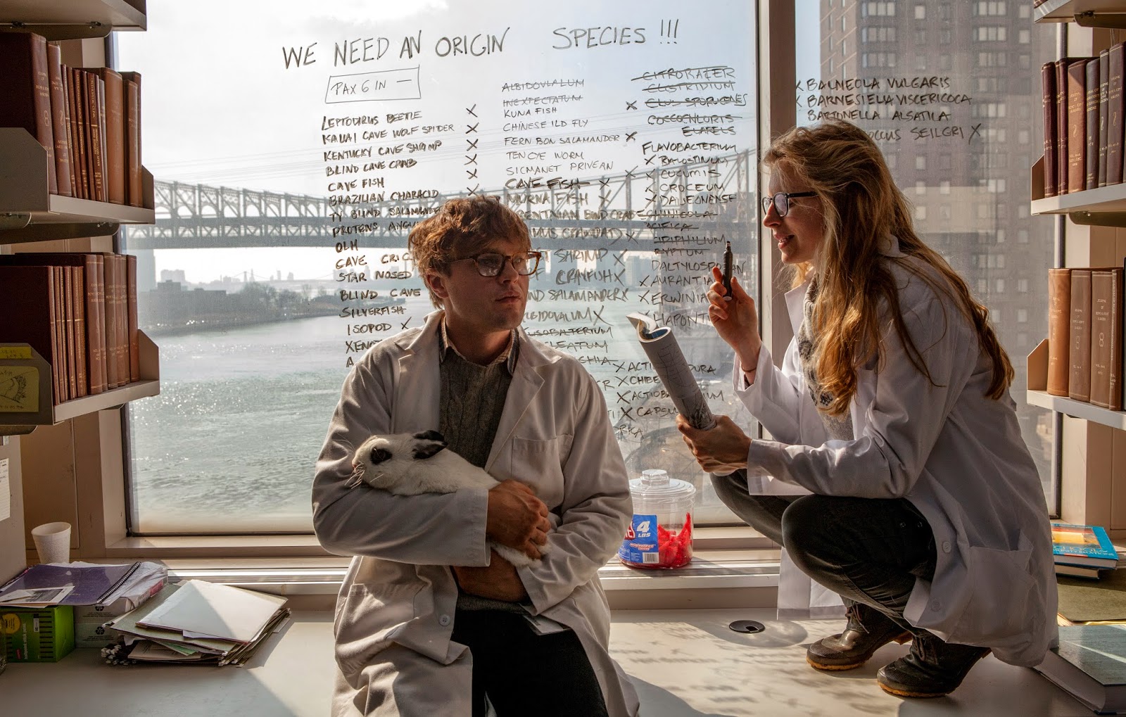 Michal Pitt and Brit Marling in I Origins (2014)