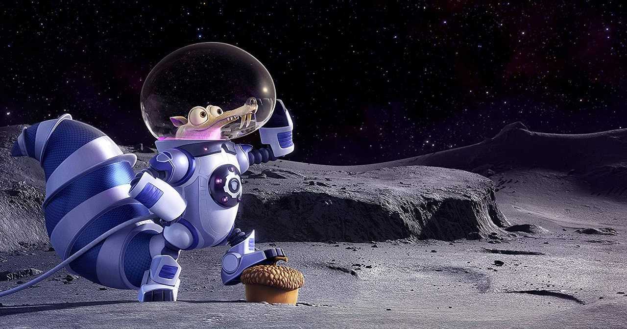 Scrat goes into space in Ice Age: Collision Course (2016)