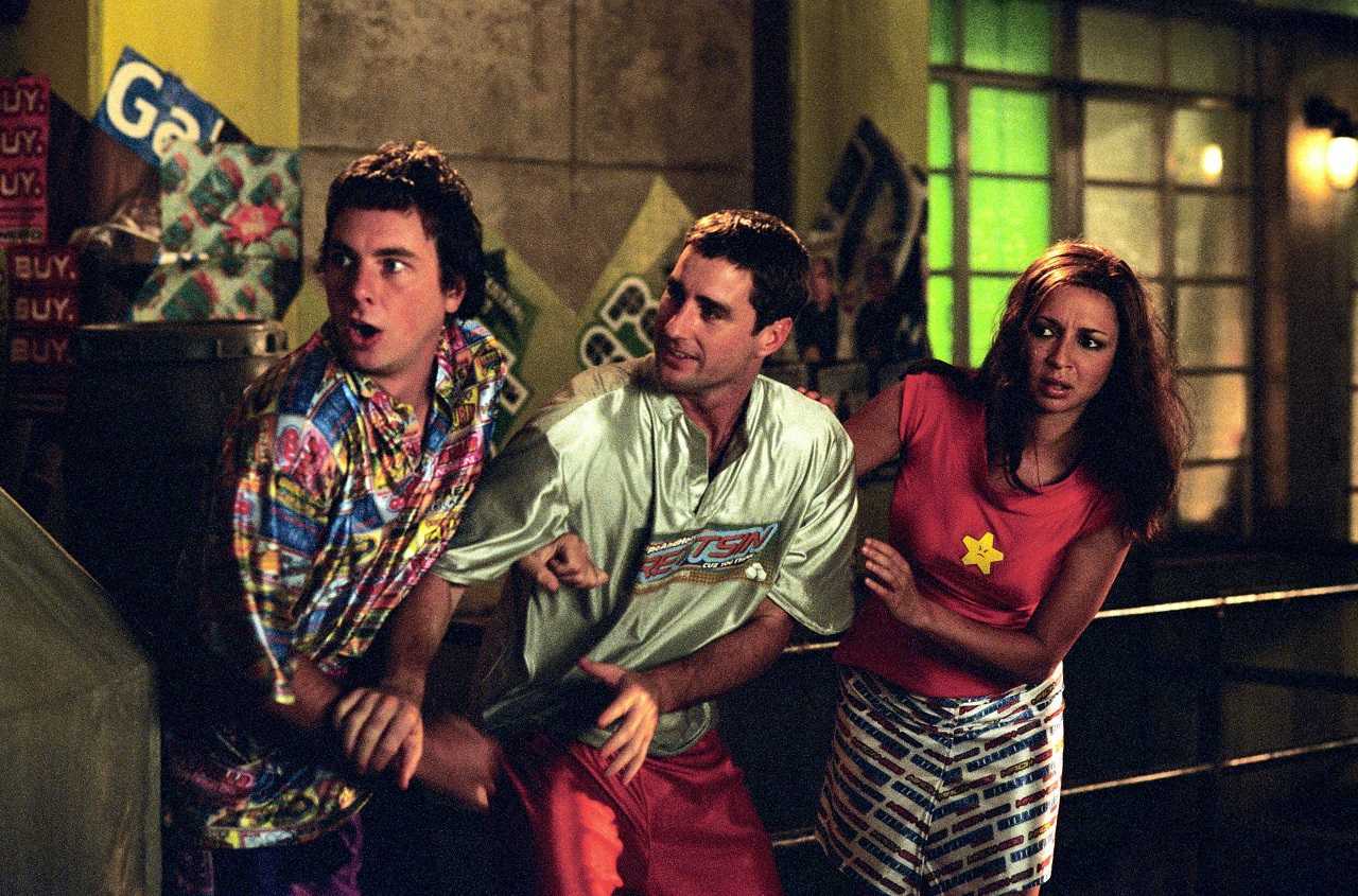 Dax Shepard, Luke Wilson and Maya Rudolph in Idiocracy (2006)