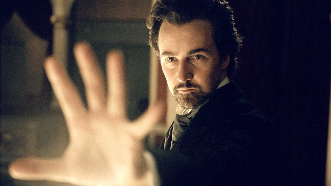 Edward Norton as the stage magician Eisenheim in The Illusionist (2006)