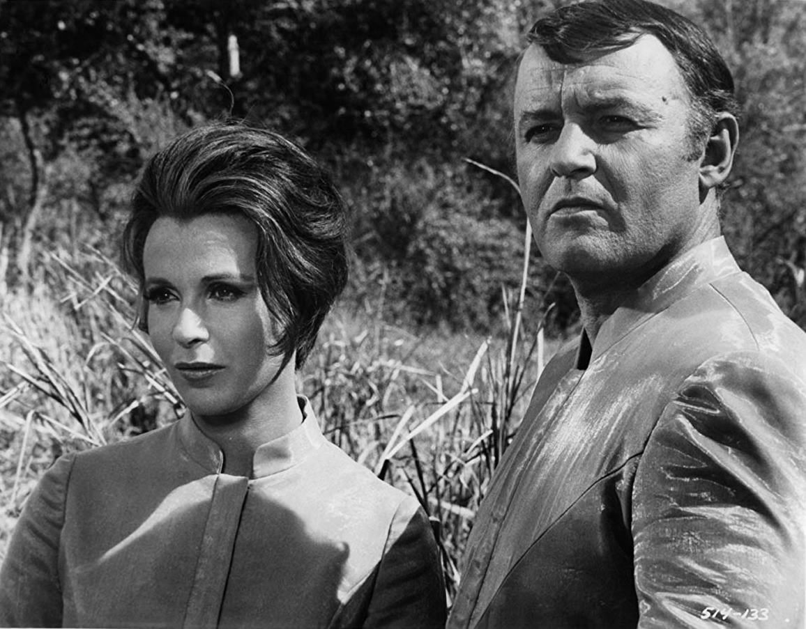 Claire Bloom and Rod Steiger as parents of the future in The Veldt episode in The Illustrated Man (1969)