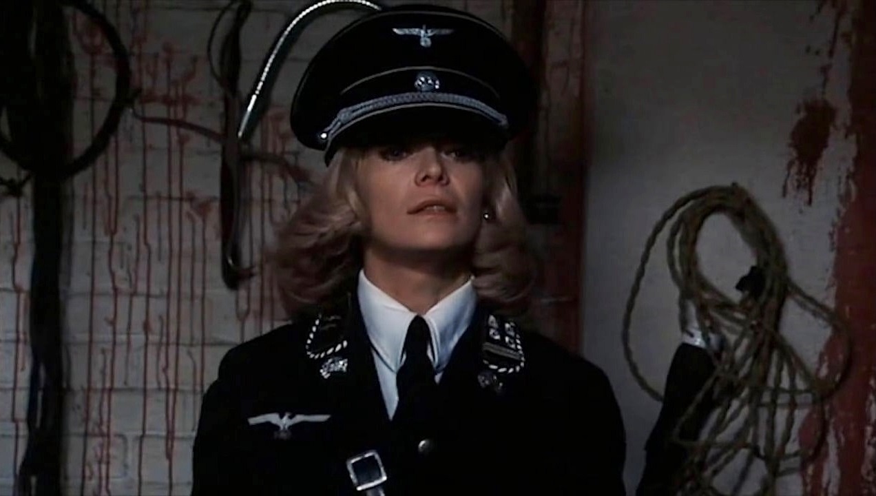 Dyanne Thorne in Ilsa, She Wolf of the SS (1974)