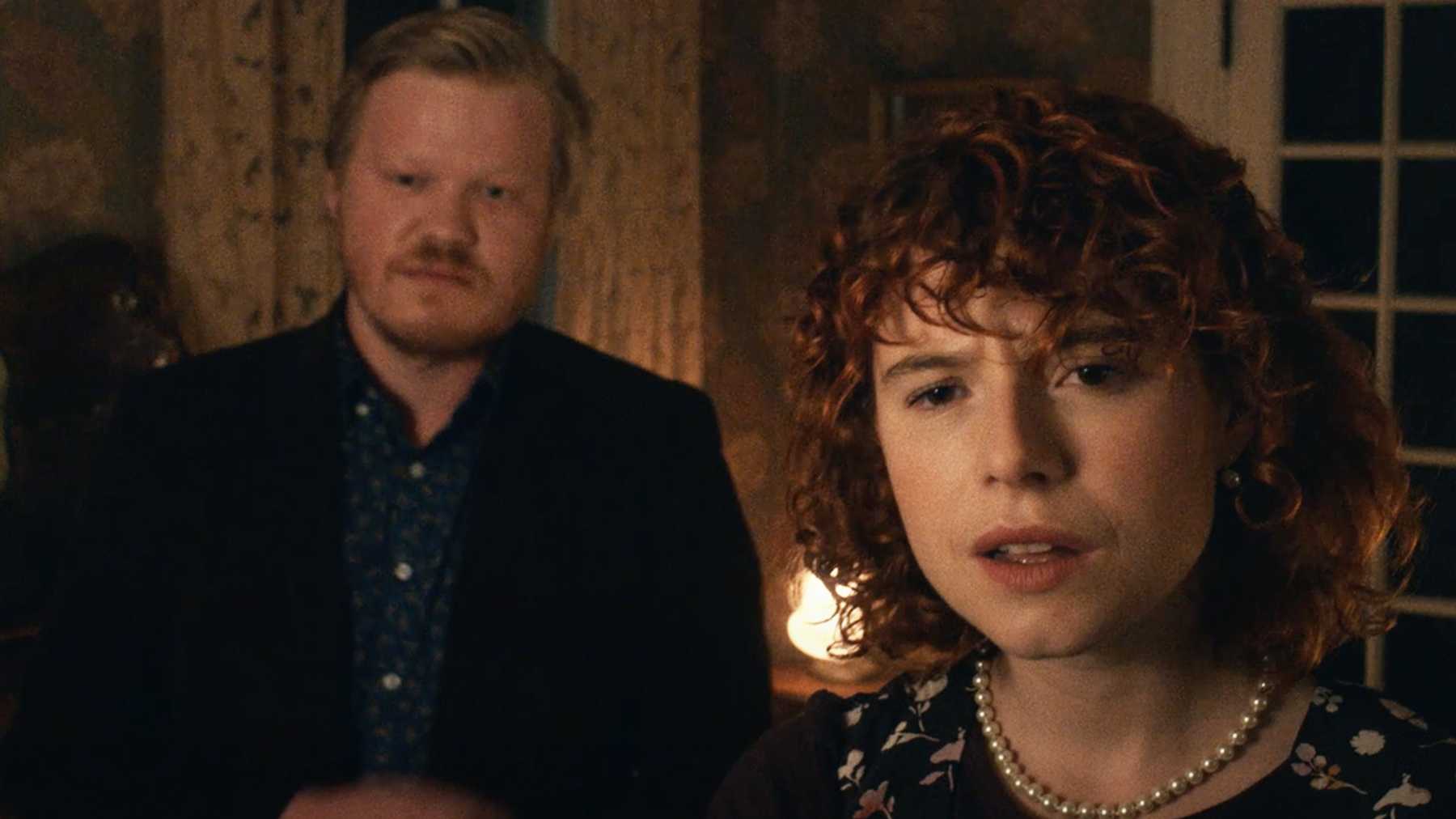 Jake (Jesse Plemons) and his girlfriend (Jessie Buckley) in I'm Thinking of Ending Things (2020)