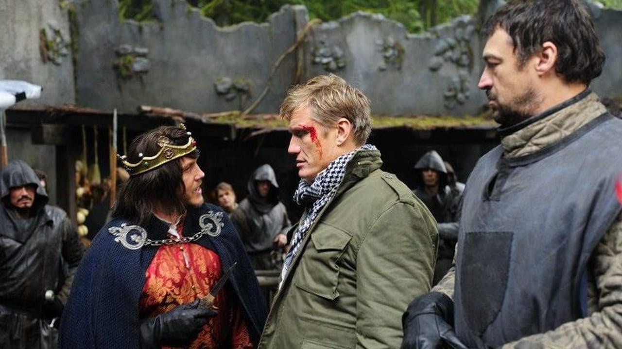 (l to r) King Lochlyn Munro, Granger (Dolph Lundgren) and guard Aleks Paunovic in In the Name of the King: Two Worlds (2011)