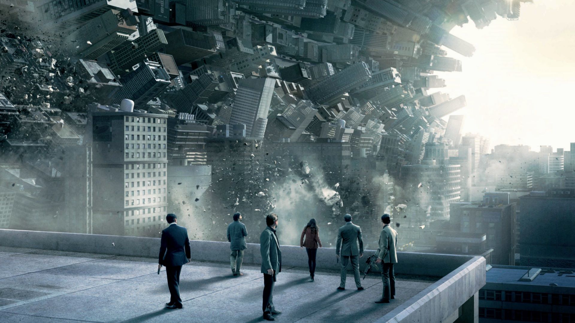 Bending city architecture in Inception (2010)