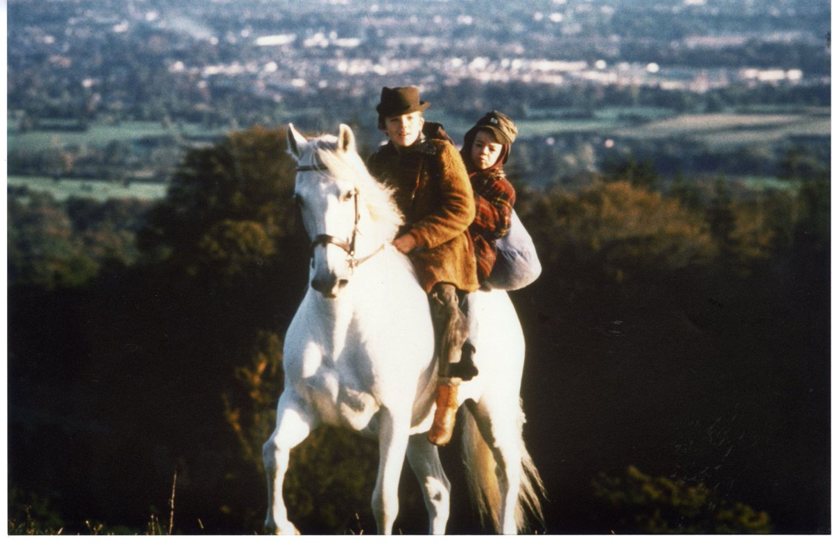 Tito (Ruaidhri Conroy) and Ossie (Ciaran Fitzgerald) rid Tir na Nog in Into the West (1993)