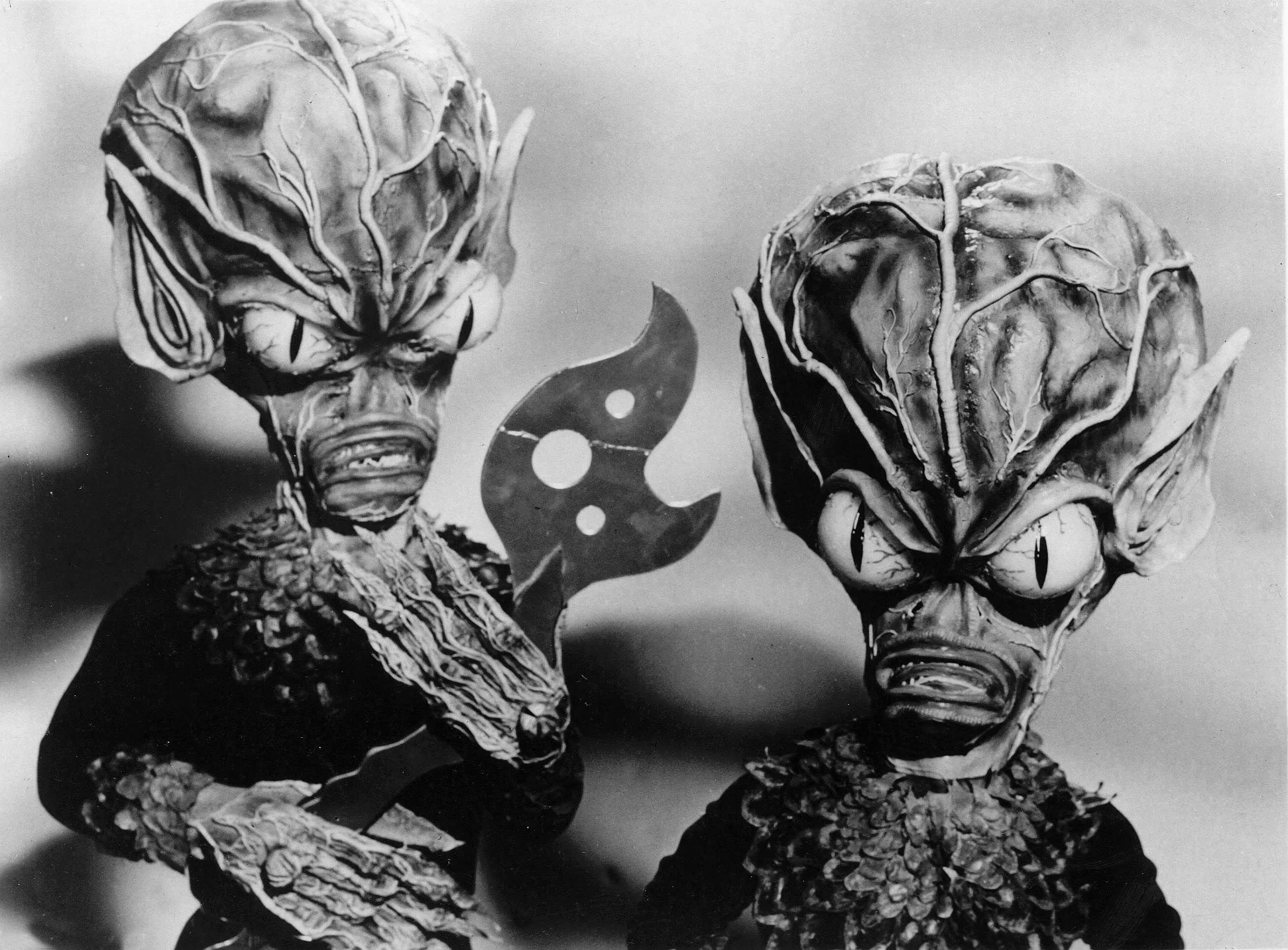 The aliens in Invasion of the Saucer Men (1957)