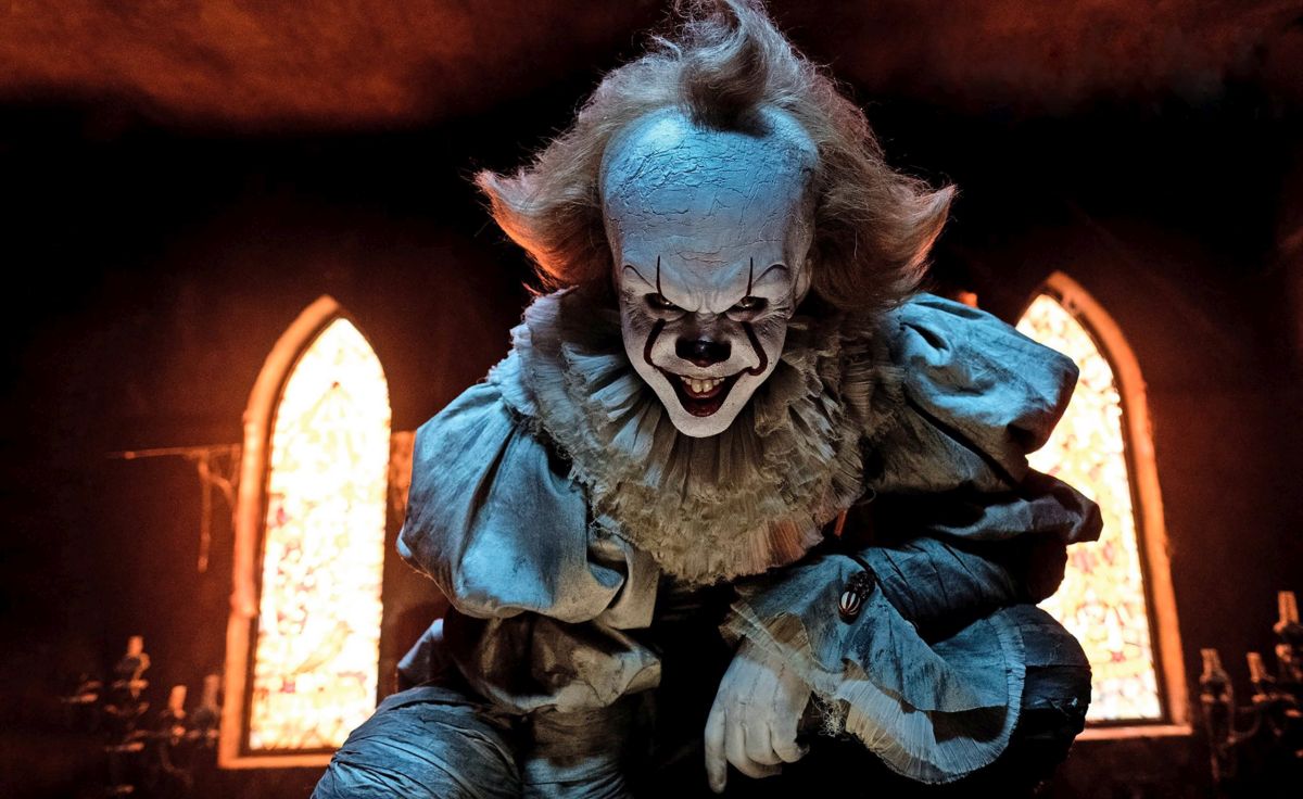 Pennywise (Bill Skarsgård) in It (2017)