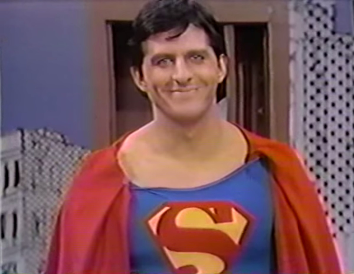 David Wilson as Superman in It’s a Bird … It’s a Plane … It’s Superman (1975)