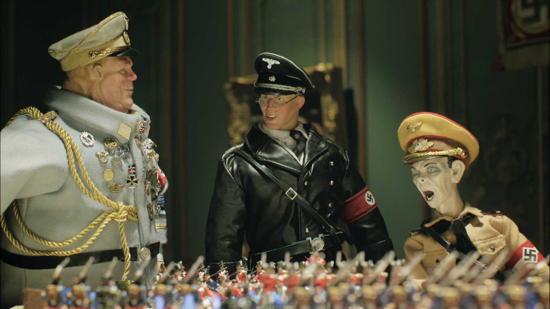 The Nazi leadership plot the invasion of England in Jackboots on Whitehall (2010)