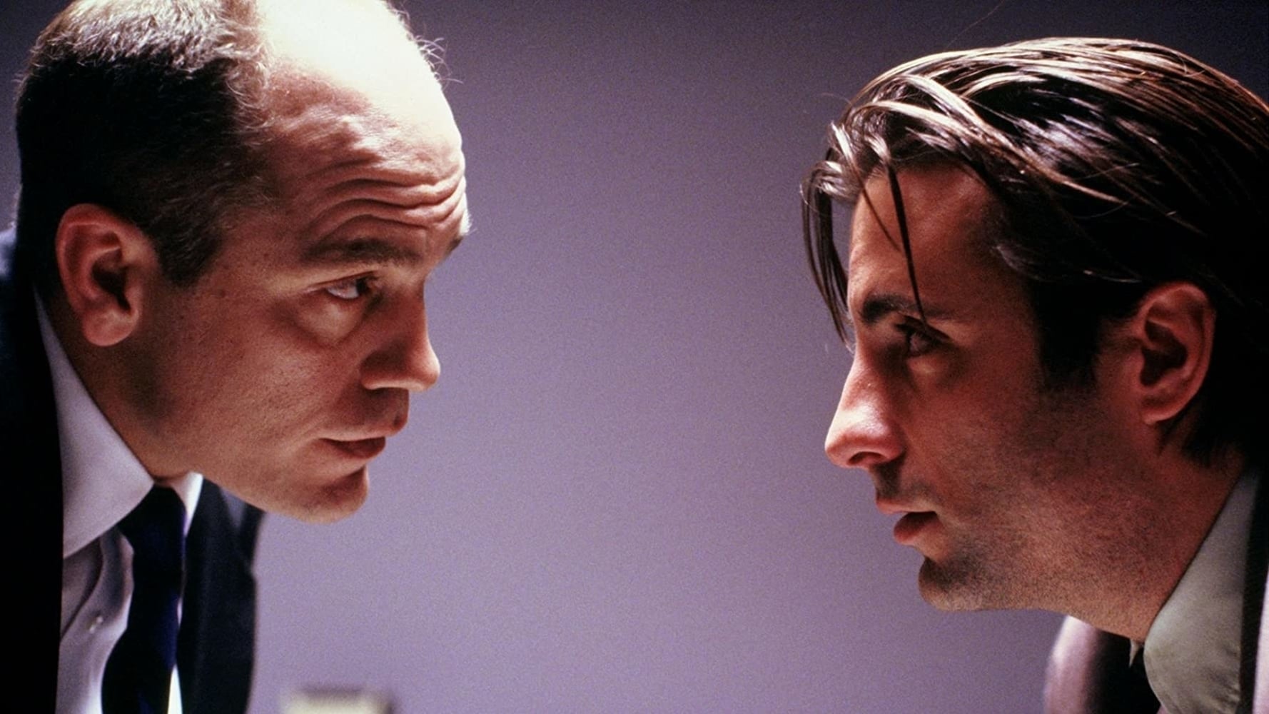 Internal Affairs investigator John Malkovich and Andy Garcia in Jennifer Eight (1992)