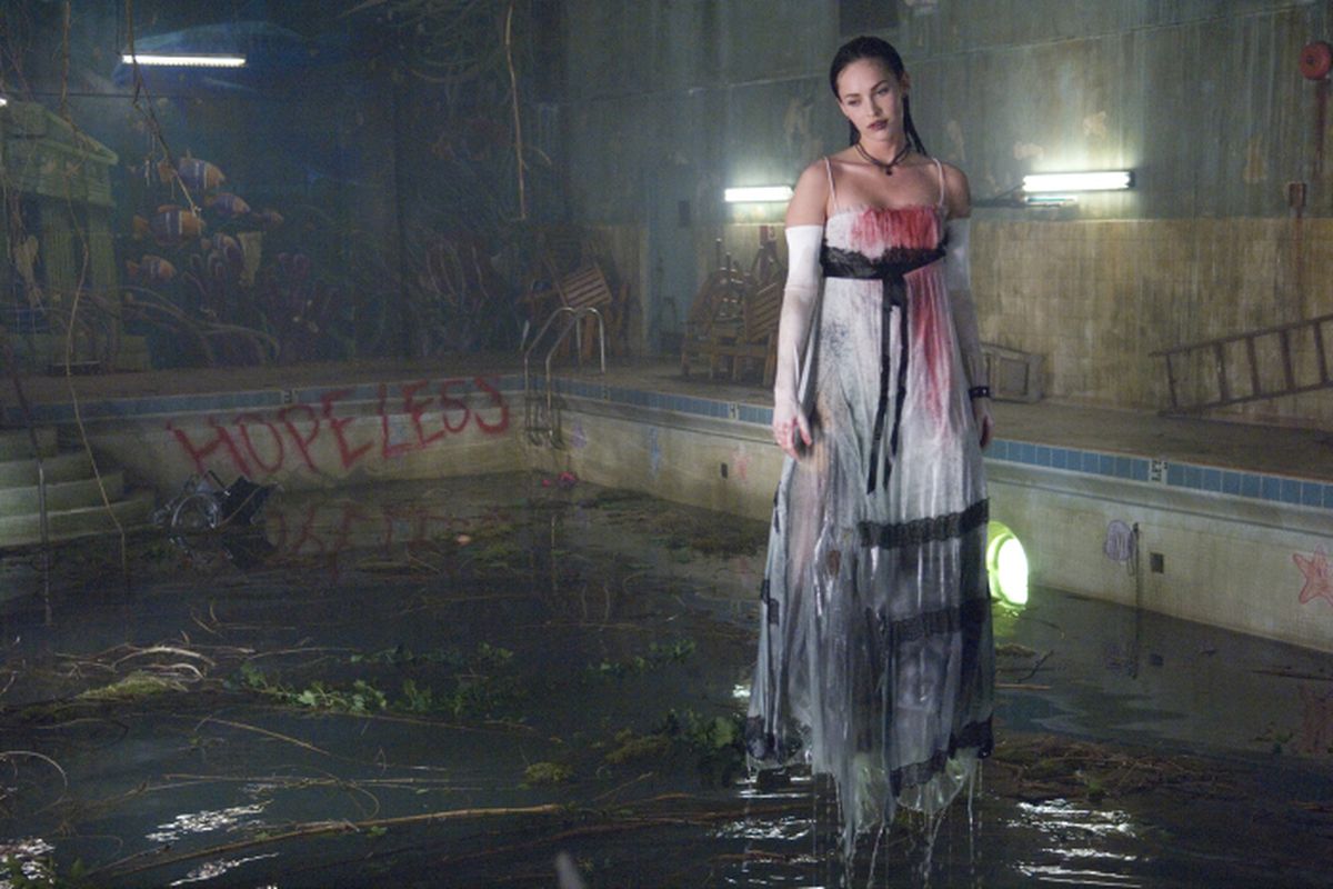 A possessed Megan Fox in Jennifer's Body (2009)