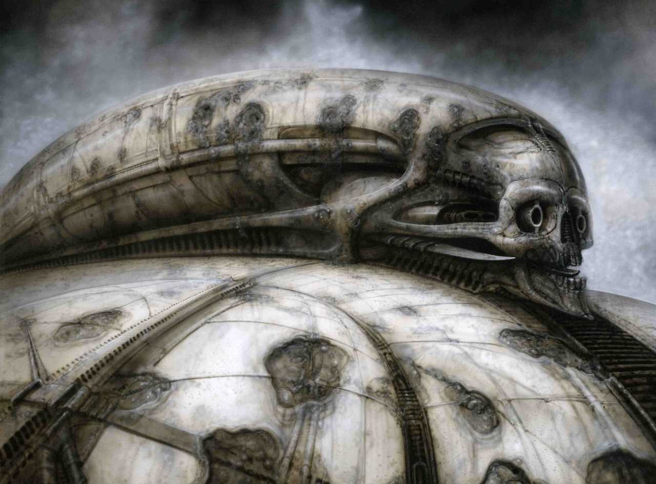 H.R. Giger's concept art for the Harkonnen homeworld in Jodorowsky's Dune (2013)