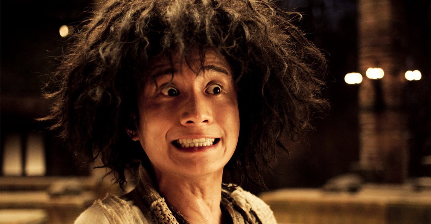 Comically inept monster hunter Chen Xuan Zang (Wen Zhang) in Journey to the West: Conquering the Demons (2013)