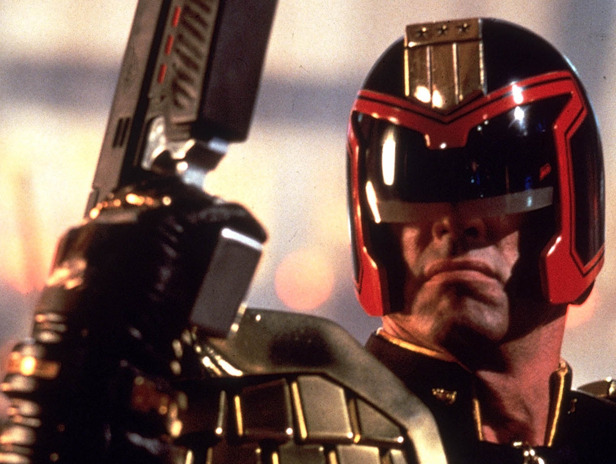 Sylvester Stallone as Judge Dredd