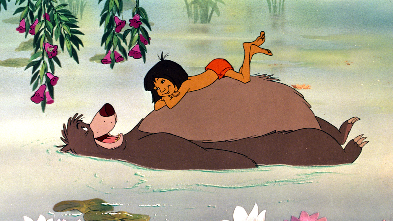 Mowgli and Baloo in The Jungle Book (1967)
