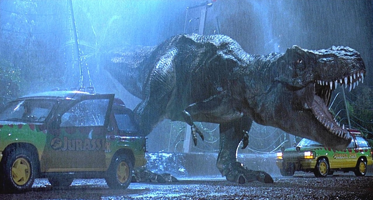 The T-Rex in Jurassic Park (1993)