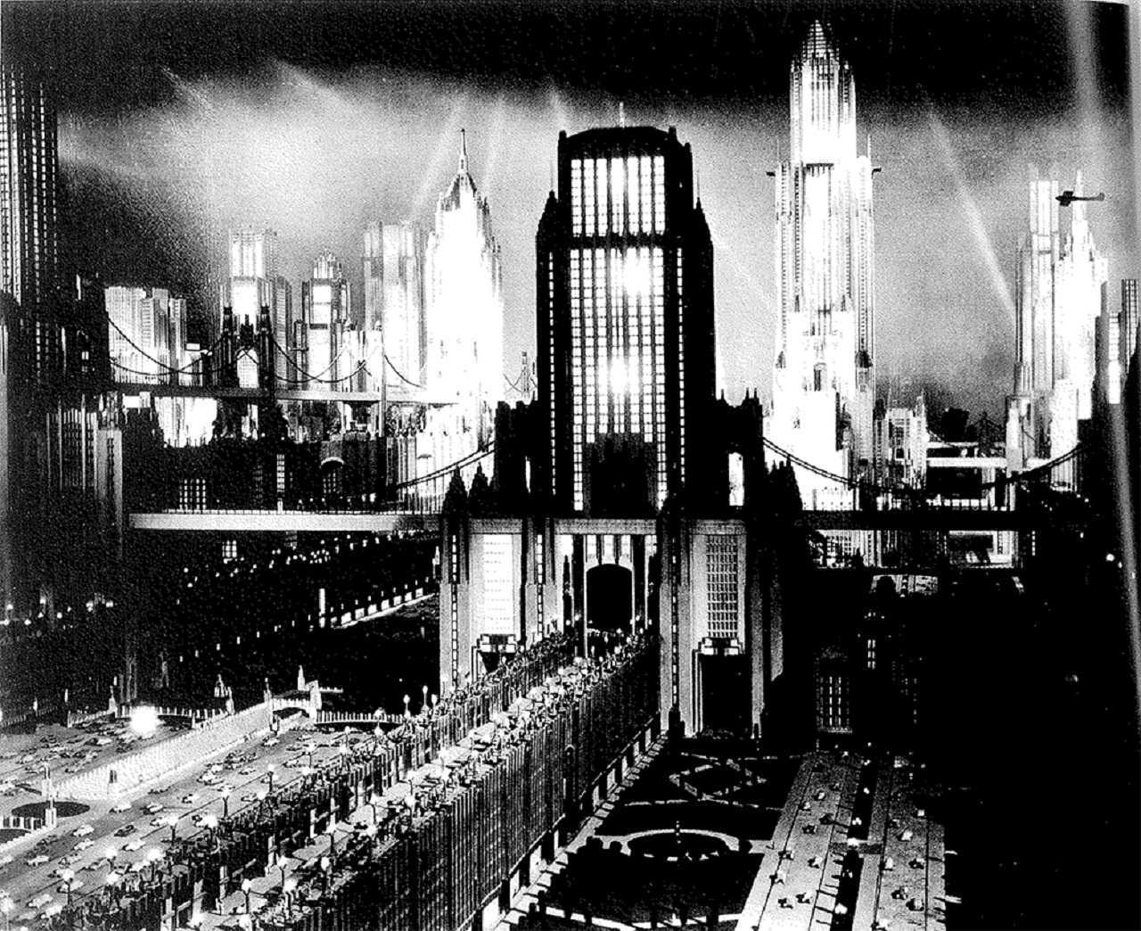 New York of the future in Just Imagine (1930)