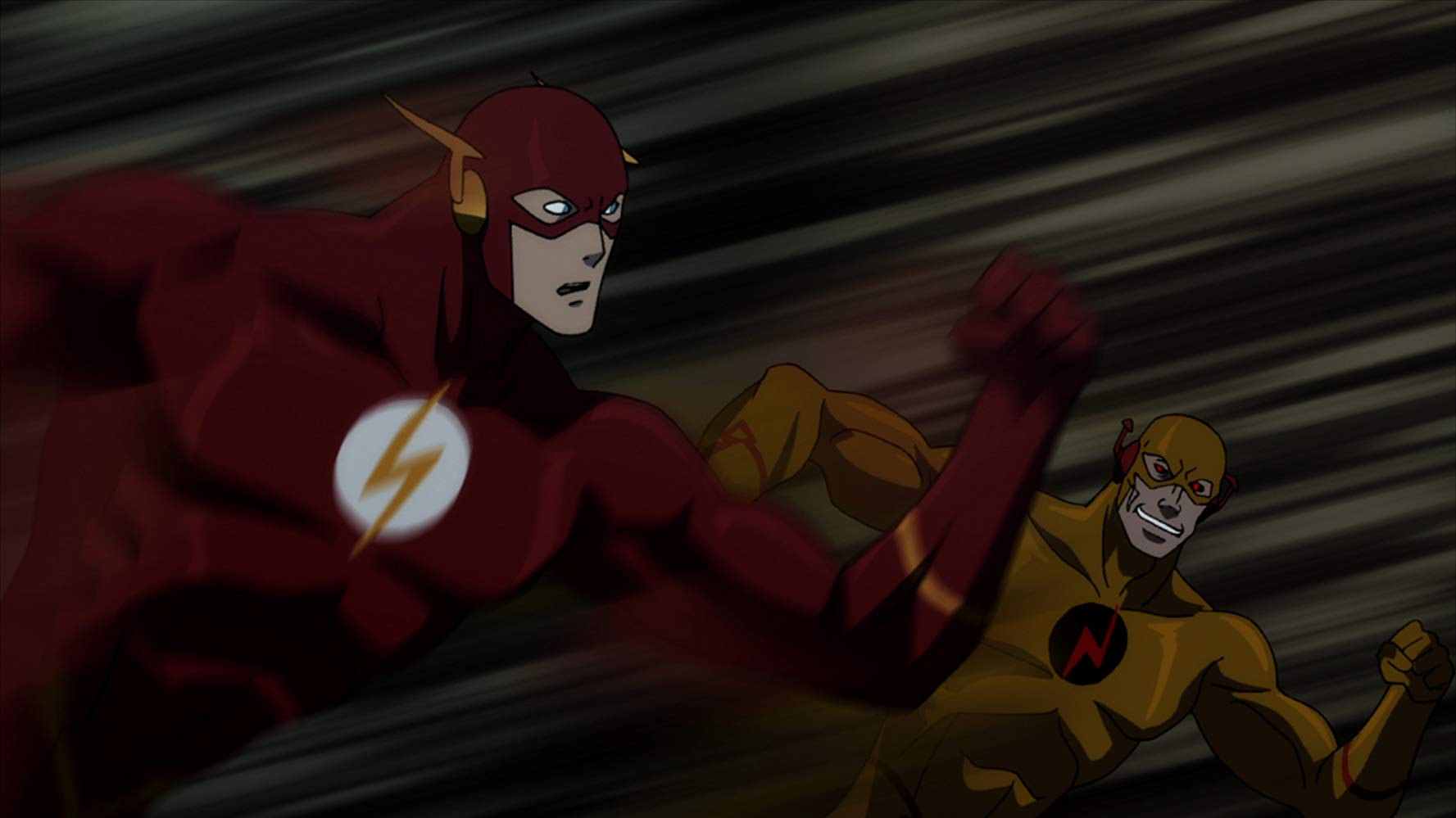 The Flash and Professor Zoom in Justice League The Flashpoint Paradox (2013)