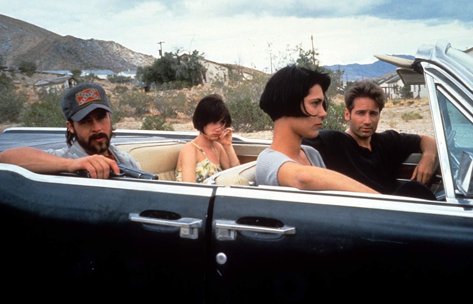 Brad Pitt, Juliette Lewis, Michelle Forbes, David Duchovny in Kalifornia (1993)